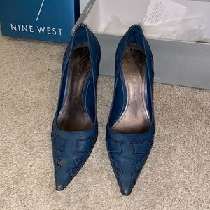 Nine West Faithless Blueage stilettos.